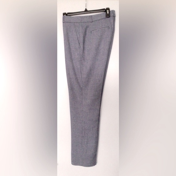 BANANA REPUBLIC Evan Wool Blend Light Lavender Purple Herrinbone Pants - US 6 - Picture 3 of 6